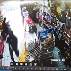 El momento del atraco.