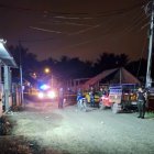 La Policía Nacional levantó indicios en el lugar del crimen.