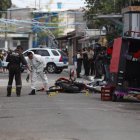 La Policía recababa información de la matanza.