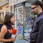 Una periodista fue acosada durante una transmisión en vivo, en España.