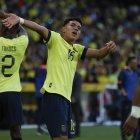 Kendry Páez (c) debutó con la selección absoluta de Ecuador frente a Uruguay, el 12 de septiembre en las eliminatorias al Mundial del 2026.