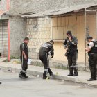 Personal policial llegó al lugar para recabar indicios.