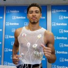 La 'estrella' del Real Madrid, Jude Bellingham, durante el reconocimiento médico en el Hospital Universitario Sanitas.