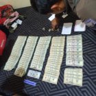 Encontraron grandes cantidades de dinero.