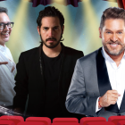 David Reinoso Víctor Aráuz Francisco Pinoargotti son partidarios del humor negro.