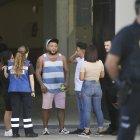 Familiares de personas  que se encontraban en la discoteca llegaron al sitio conmovidos por la noticia.