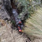 La extranjera realizaba un recorrido en bicicleta por el área del cañón de La Chorrera.