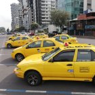 Las unidades llegaron hasta la Tribuna de Los Shyris, en el norte de Quito, para protestar.