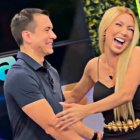 Jasú Montero lo puso a cantar al candidato presidencial Daniel Noboa.