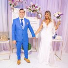 Jonathan Sánchez y Gabriela Ramírez se casaron el pasado abril.