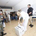 Lavinia Valbonesi votó en el norte de Guayaquil.
