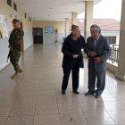 Elvira Vázquez y Juan Illescas, de 76 y 79 años, acudieron a depositar su voto.