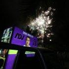 En Olón festejó Daniel Noboa.