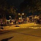 Dos jóvenes fueron baleados en un parque de La Libertad.