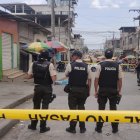 La Policía acordonó la zona para recabar indicios.