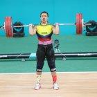 Angie Palacios, haltera de Ecuador en los Panamericanos.