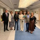 El presidente electo Noboa fue recibido en la Embajada de Ecuador en Italia el 22 de octubre.