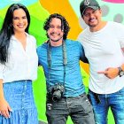 Felipe Crespo en su viaje a Venezuela entrevistó a los actores Scarlet Ortiz y su esposo Yul Burkle.