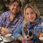 María del Mar Proaño y su esposo.