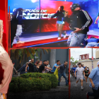 Héctor Alvarado es un conocido maquillador de la gente de televisión. En imágenes los momentos de pánico que se vivió en TC.