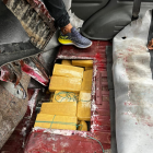 Más de 250 kilos de droga fueron decomisados en Latacunga.