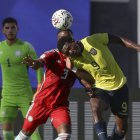 La selección de Ecuador lidera el grupo A del torneo Preolímpico, con 3 puntos.