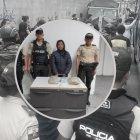 La mujer se puso nerviosa durante el operativo.