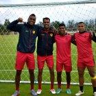 Los jugadores de Aucas están contentos con los trabajos de pretemporada.