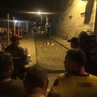 El cuerpo de la Chu quedó en la calle.