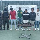 Estos cuatro delincuentes operaban en San Juan de Calderón y secuestraron a una persona.