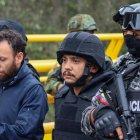 Momento de la entrega del detenido a las autoridades colombianas