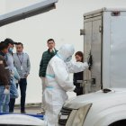 Los cuerpos de las pequeñas fueron llevadas a la morgue de Tulcán.