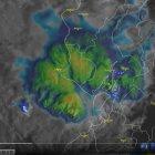 Así se ve el fenómeno a través de imágenes satelitales