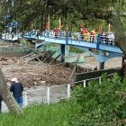 Los estragos del río Malacatos, en Loja.