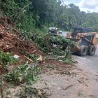En la vía Cuenca-Girón-Pasaje se realiza limpieza de vegetación, pero la vía se encuentra habilitada.