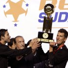 El Pato Urrutia fue el capitán de los albos en las conquistas de las Recopas de 2009 y 2010.