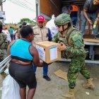 En la acción solidaria participó personal de diversas entidades y de las Fuerzas Armadas.