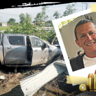 Hernán Freire conducía esta camioneta cuando fue asesinado 

a tiros.