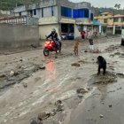 En Cotopaxi hubo líos por las lluvias.