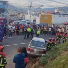 Según la AMT el siniestro fue producto de una pérdida de carril.