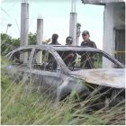 El carro en el que se encontraron los restos estaba incinerado, al igual que los cuerpos.