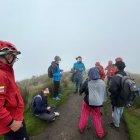 Las cuatro personas que fueron rescatadas en el Rucu Pichincha estaban en buen estado de salud.