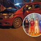 Los sospechosos le habrían sacado las placas del auto luego del robo.