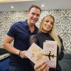 Mafer Pérez con su novio