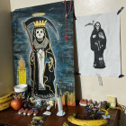 Dentro de las celdas se halló un santuario.