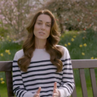 Kate Middleton, al dar el anuncio de que tiene cáncer.