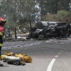 El conductor del tanquero huyó luego del accidente.