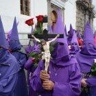 Feligreses recorrieron algunas calles en Quito, por la procesión.