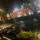 La pared colapsó la noche del lunes 1 de abril de 2024, según informó el ECU 911.