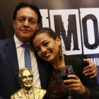 Fernando Villavicencio y su hija, Amanda.